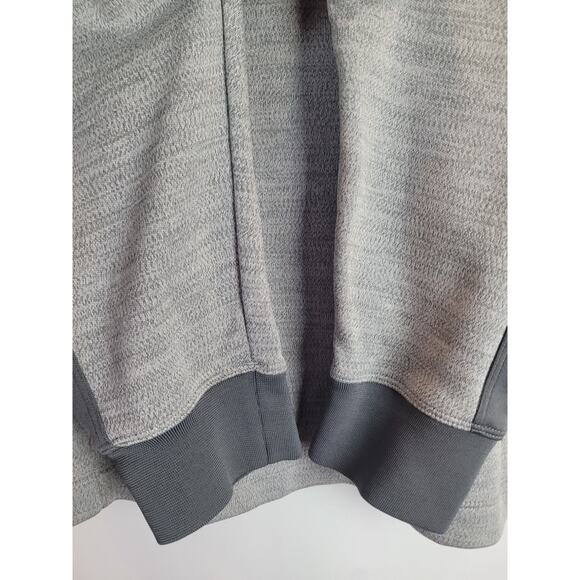 Nike Golf Mens Pullover Mock Neck Dri-Fit 1/4 Zip Sweatshirt Heather Gray Size L - Picture 13 of 13